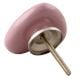 Pink Heart Ceramic Cabinet Knob